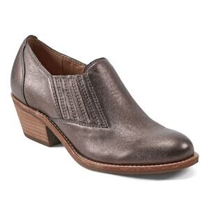 Earth Women Jalin Western Shootie Booties Size US 8.5M Bronze Leather